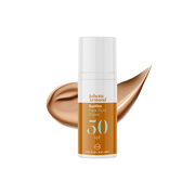 Juliette Armand Face Fluid Tinted SPF50 50 мл — флакон і текстура