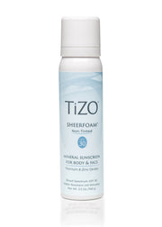 TiZO SheerFoam Body & Face Non-Tinted SPF 30 — сонцезахисна пінка без відтінку