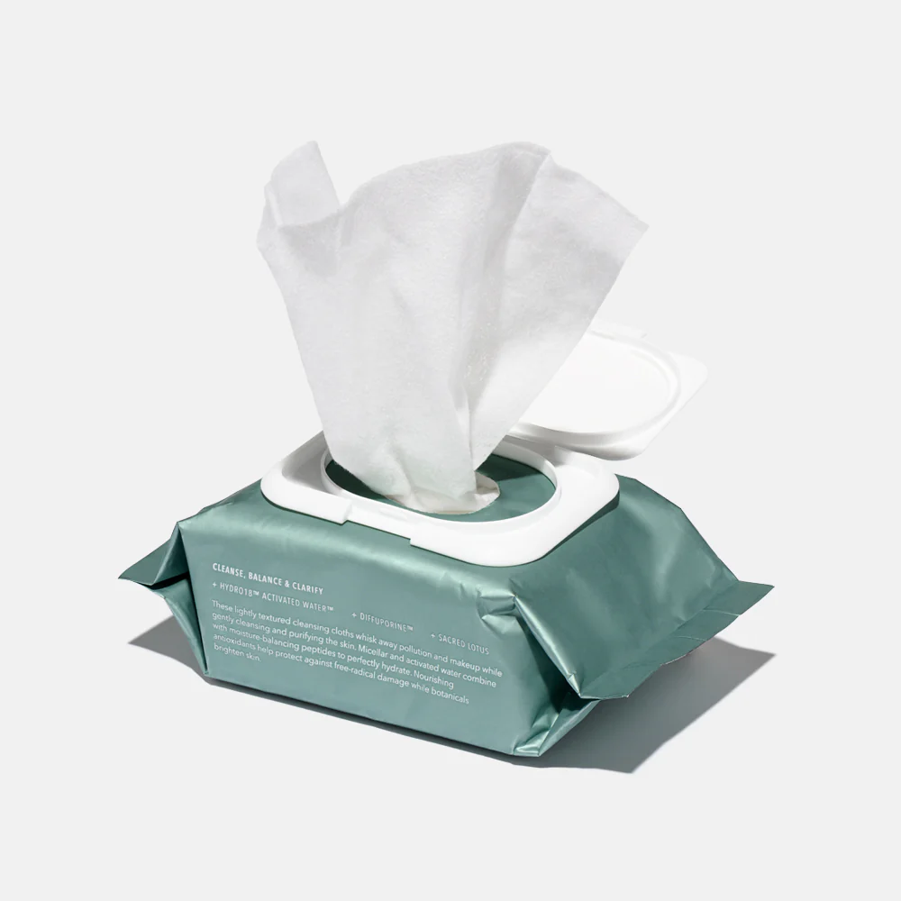 HydroPeptide Micellar Facial Cloths — упаковка з герметичним клапаном